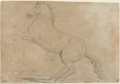 An Antique Sculpture of a Horse