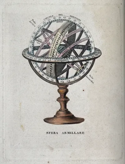 An armillary sphere