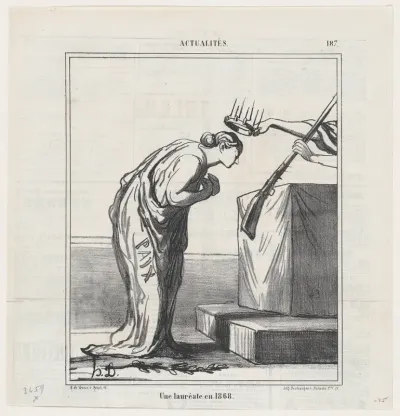 An award winner in 1868, from "News of the day"