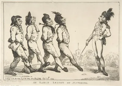 An Early Lesson of Marching