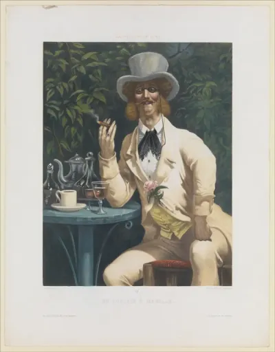 An Englishman at Mabille (Un Anglais à Mabille), from "Galerie pour Rire," no. 34