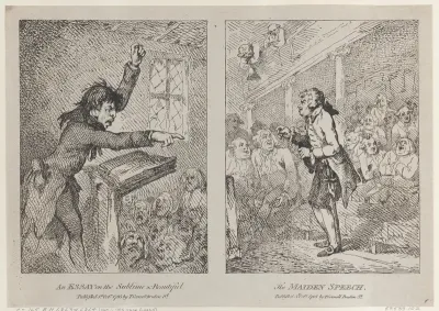 An Essay on the Sublime & Beautiful; The Maiden Speech