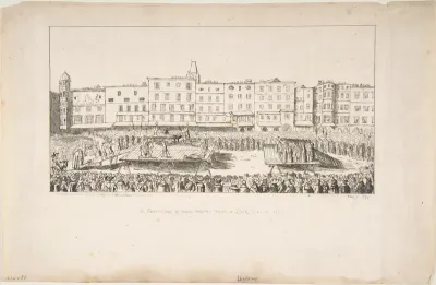 An Execution of Seven Boores Rebels in Lintz, June 16, 1636