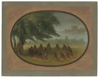An Indian Council   Sioux
