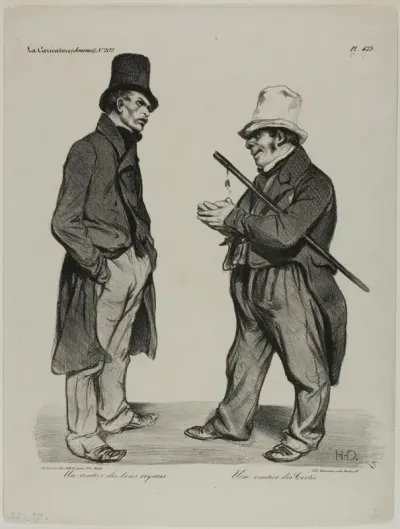 An Investor of Spanish Cortes Bonds. An Investor of Spanish Government Bonds, plate 423
