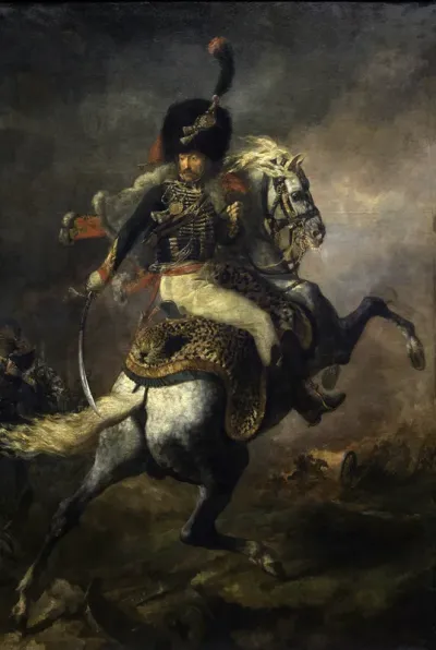 An Officer of the Imperial Horse Guards Charging