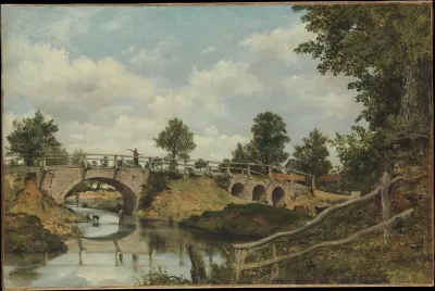 An Old Bridge at Hendon, Middlesex
