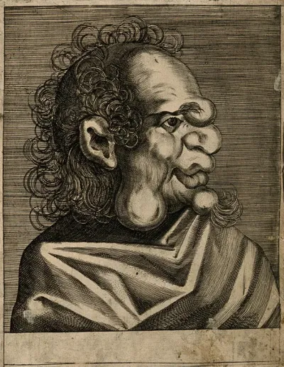 An unnamed character with a grotesque face