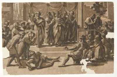 Ananias' død