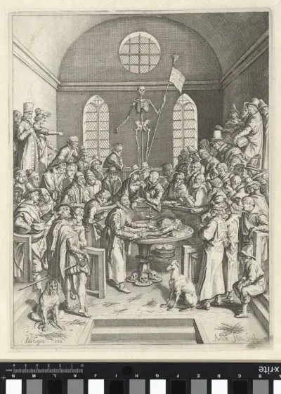 Anatomische les van professor Paaw
