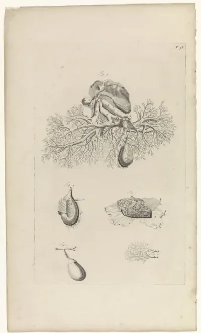 Anatomische studie van de galblaas