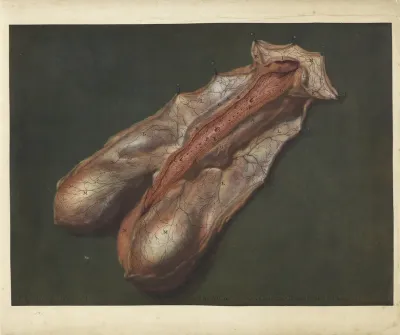 Anatomische studie van de penis