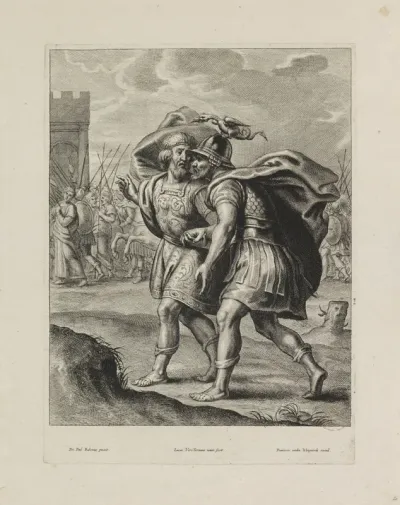 Anchises voorspelt de geschiedenis van Rome aan Aeneas