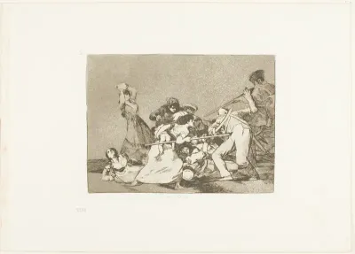 And they are like wild beasts, plate five from The Disasters of War