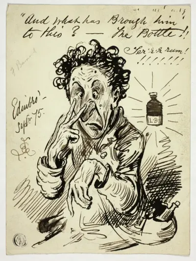 And What has Brought [sic] Him to This?-The Bottle!!
