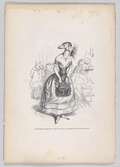 And yet we add that, outside the theater, these animals are even more ugly, from "Scenes from the Private and Public Life of Animals"