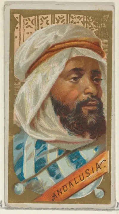 Andalusia, from the Types of All Nations series (N24) for Allen & Ginter Cigarettes