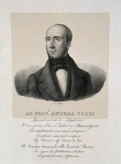 Andrea Cozzi. Lithograph