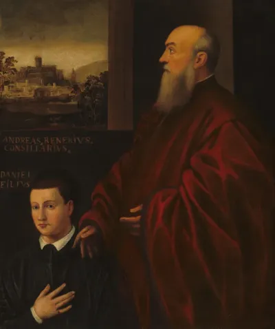 Andrea Renier and His Son Daniele