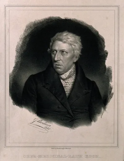 Andreas Koch. Lithograph by G. Bodmer, 1835