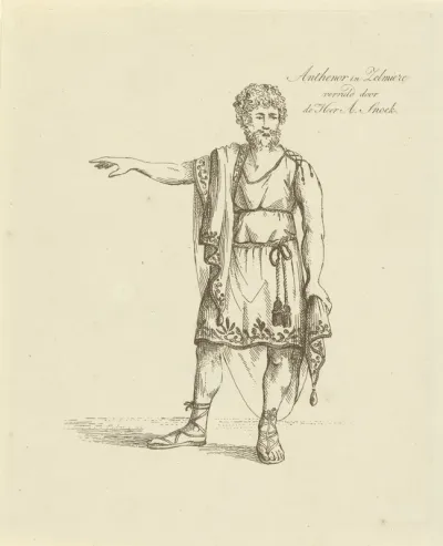 Andreas Snoek in de rol van Anthenor