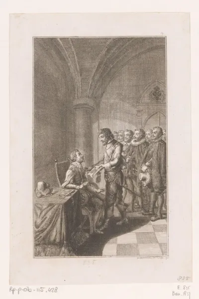 Andreas Thonradtel voor Keizer Ferdinand II