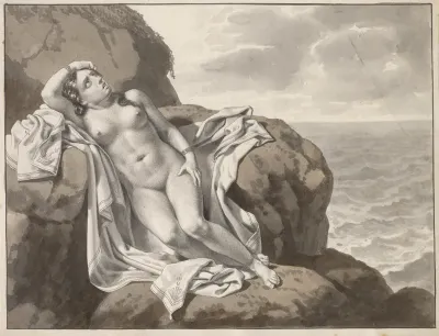 Andromeda lænket til klippen.