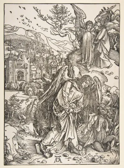 Angel with the Key to the Bottomless Pit, from "The Apocalypse"