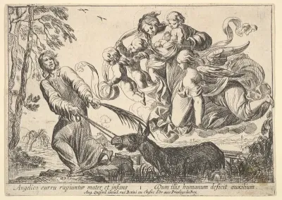 Angels Lifting Virgin and Child, from "Episodes from the New Testament"