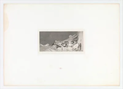 Ängste (Fears) from Ein Handschuh (A Glove). Cyclus von zehn Compositionen radirt. Rad. Opus VI, Plate VII. First edition