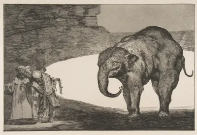 'Animal Folly' from the 'Disparates' (Follies / Irrationalities)