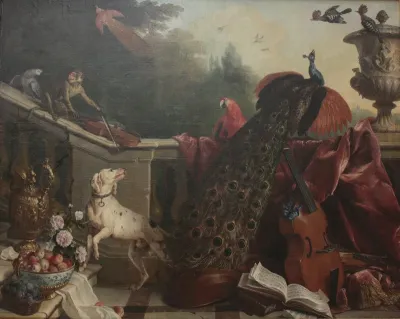 Animaux, fleurs et fruits