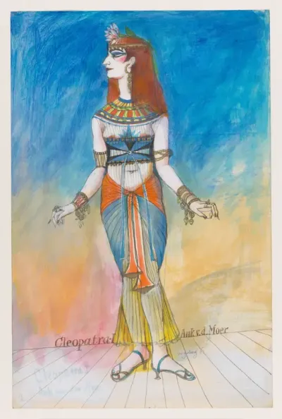 Ank van der Moer als Cleopatra