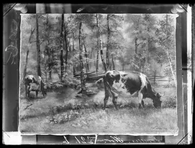 Anna af Forselles-Schybergson: "Lehmiä" vuodelta 1891