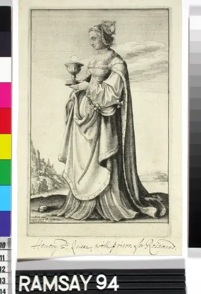 Anna Boleyn kantamassa kalkkia