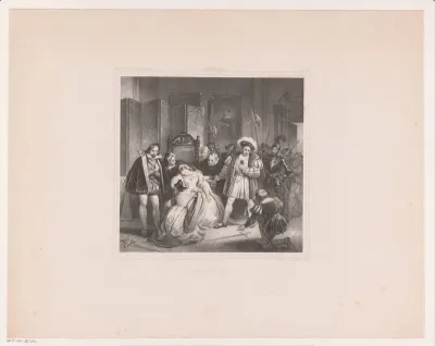 Anna Boleyn valt flauw