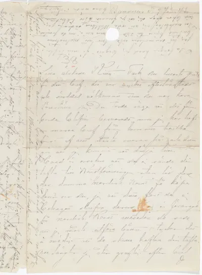 Anna Nordlanderin kirje Kerstin Cardonille 9.1.1873