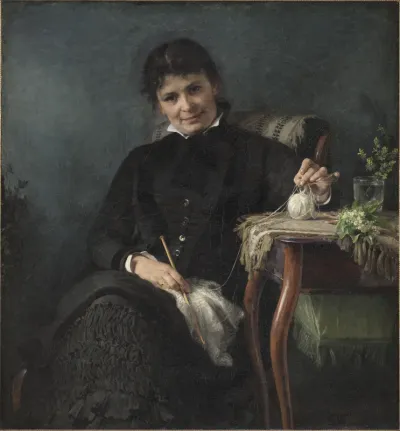 Anna Seekamp. Kunstnerens søster