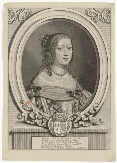 [Anne d'Autriche] N. de L'Armessin sculpebat, 1665