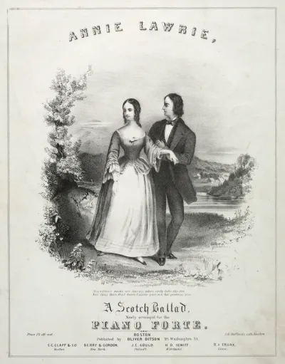 Annie Lawrie - Sheet Music Cover