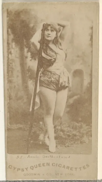 Annie Sutherland, from the Actors and Actresses series (N171) for Gypsy Queen Cigarettes
