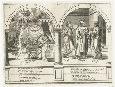 Annunciatie /De Mens tussen Vernuft en Christus