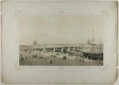 Annunciation Bridge in St. Petersburg