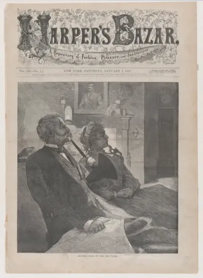 Another Year by the Old Clock (from "Harper's Bazar," Vol. III)