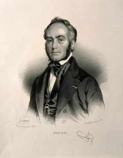 Anselm Payen. Lithograph by N. E. Maurin