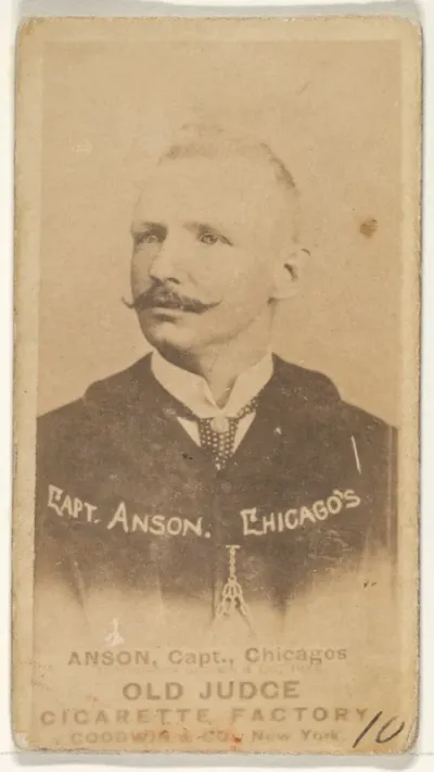 Anson, Captain, Chicago, from the Old Judge series (N172) for Old Judge Cigarettes