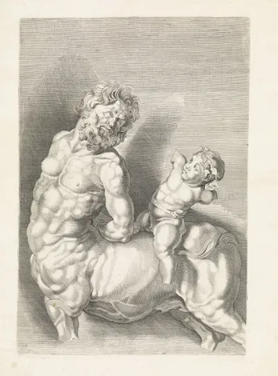 Antiek beeld 'De Getemde centaur'