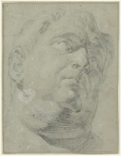 Antiek romeins marmeren buste van Presunto Vitellio