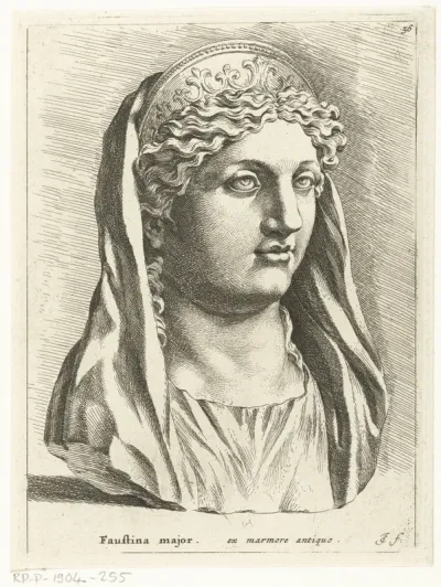 Antieke buste van een vrouw