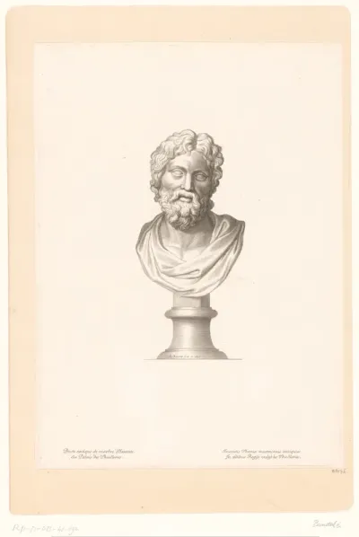 Antieke buste van Isocrates